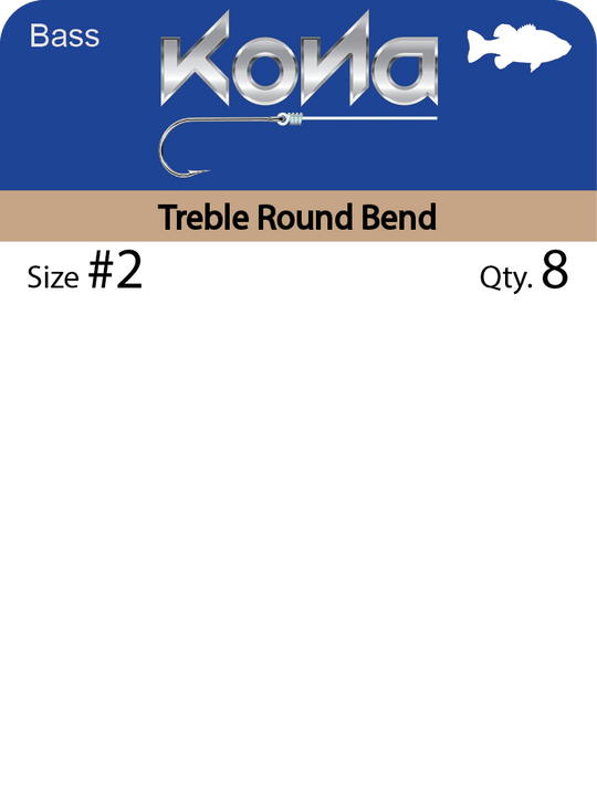 Kona Treble Round Bend Hook
