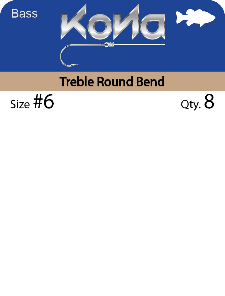 Kona Treble Round Bend Hook